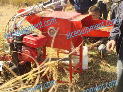 rice wheat thresher machine